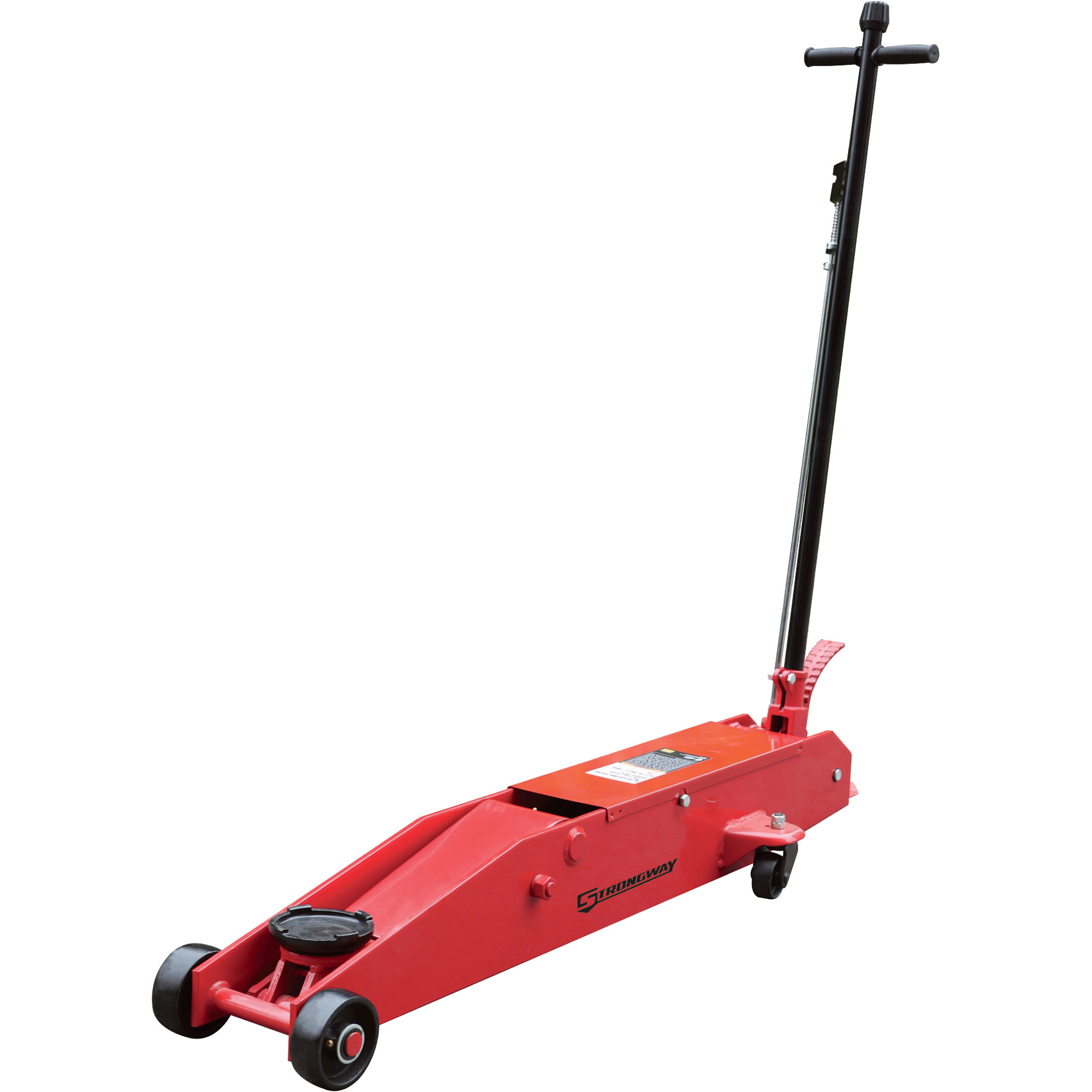 Strongway 5-Ton Hydraulic Long-Frame Service Floor Jack